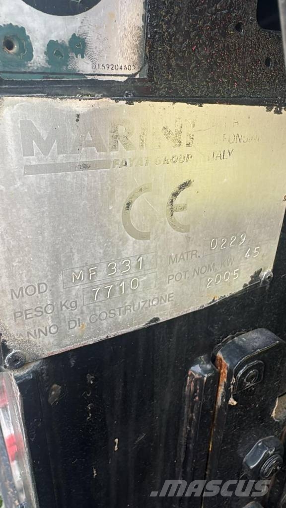 Marini MF 331 Επίστρωση ασφάλτου