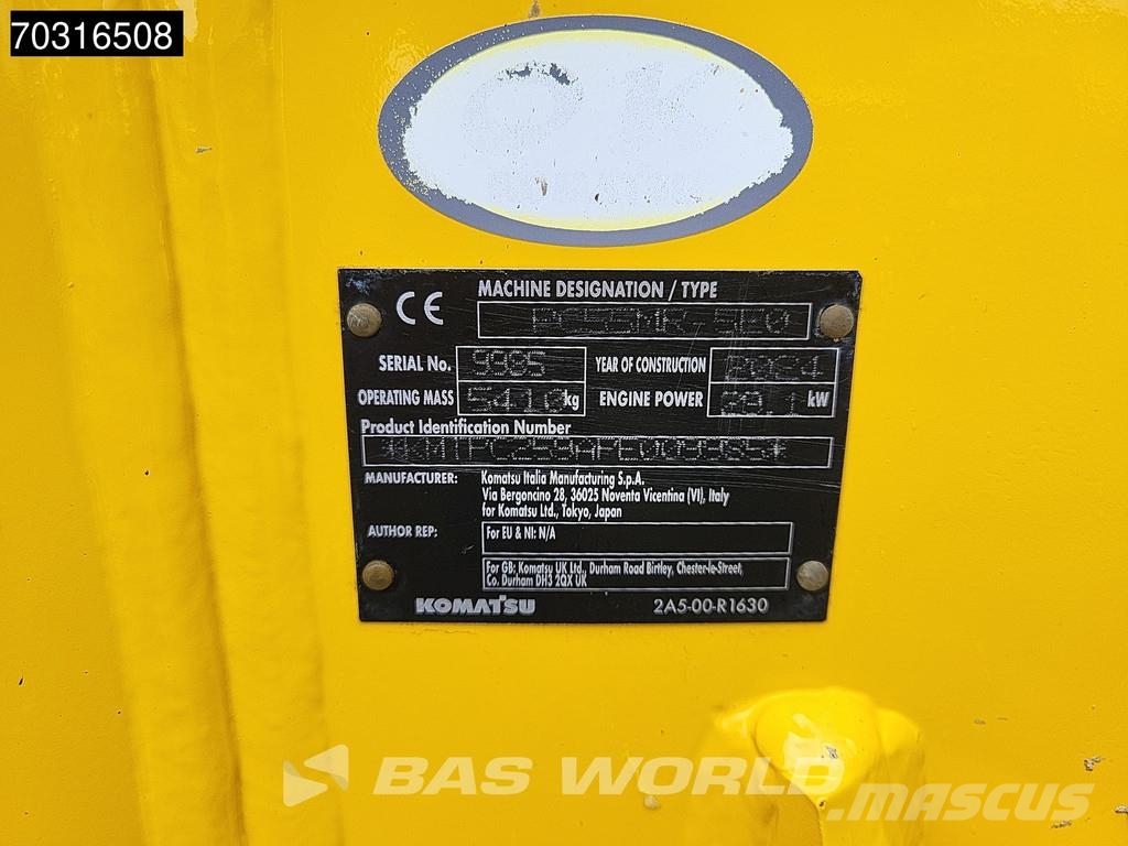 Komatsu PC55 MR-5E0 Mini rýpadlá < 7t