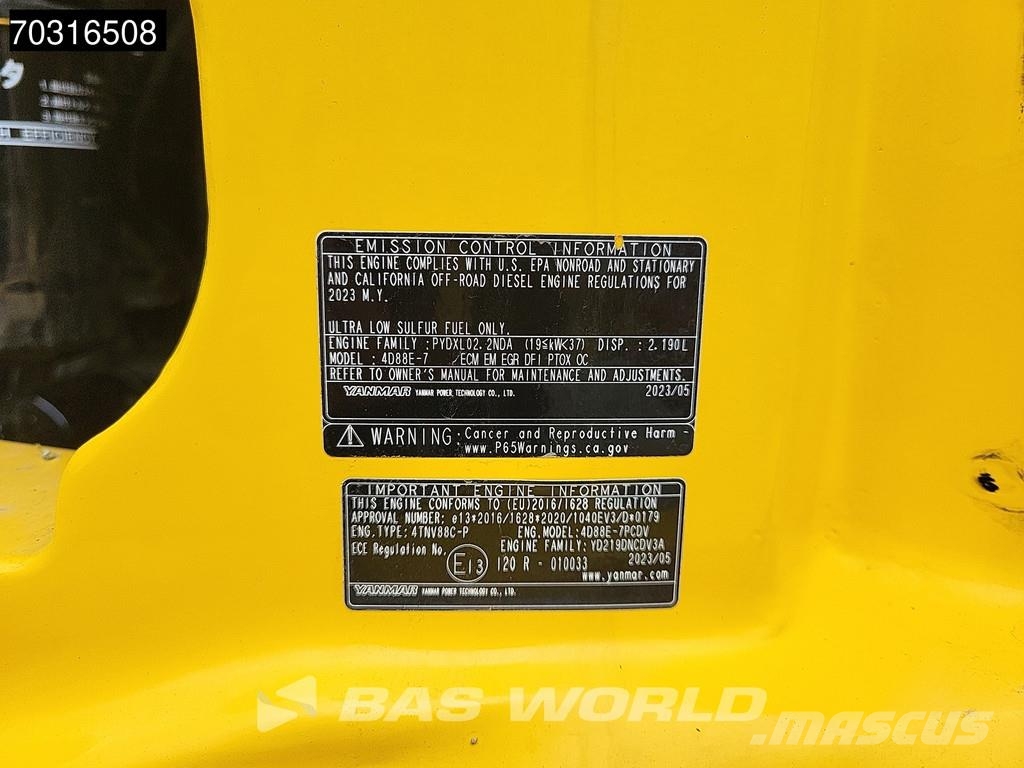 Komatsu PC55 MR-5E0 Mini rýpadlá < 7t
