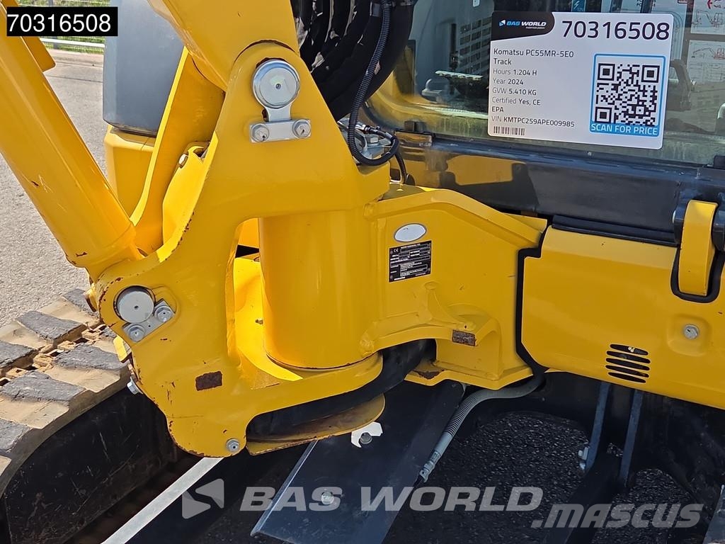 Komatsu PC55 MR-5E0 Mini rýpadlá < 7t