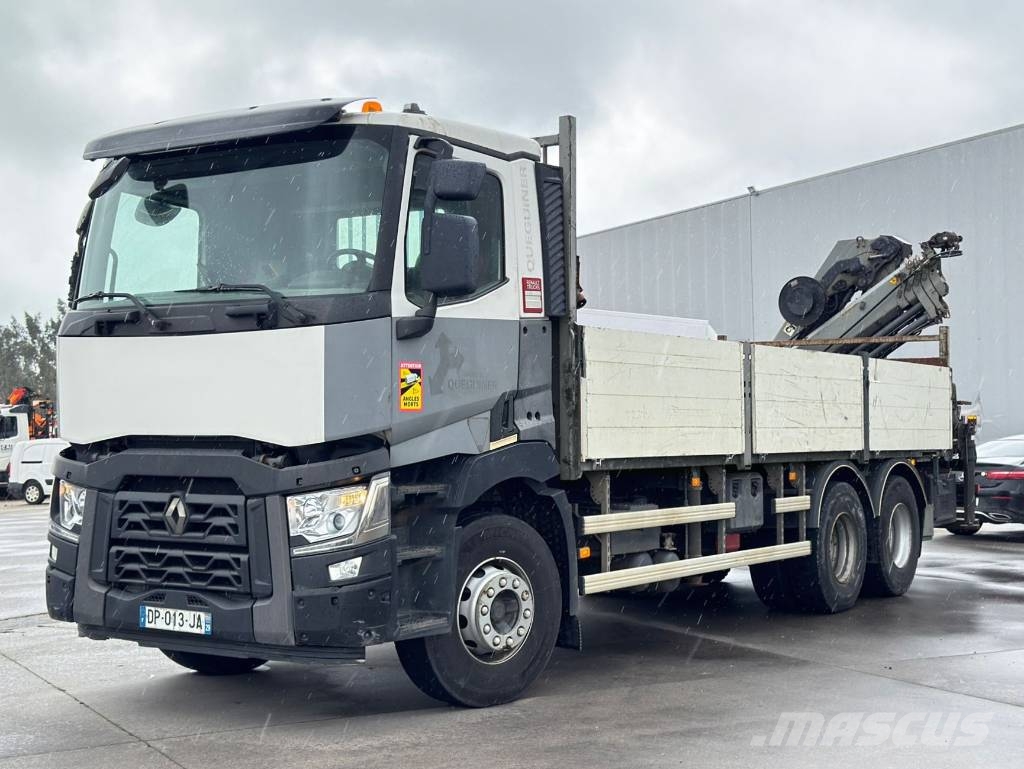 Renault C 380 + Hiab 188 X-Hiduo Caminhões de mesa/dropside