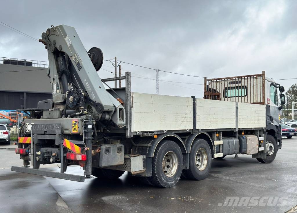 Renault C 380 + Hiab 188 X-Hiduo Caminhões de mesa/dropside