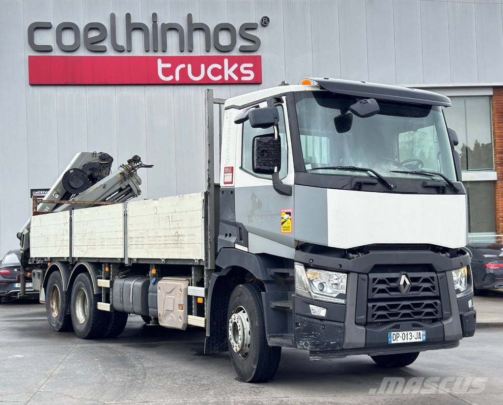 Renault C 380 + Hiab 188 X-Hiduo Caminhões de mesa/dropside