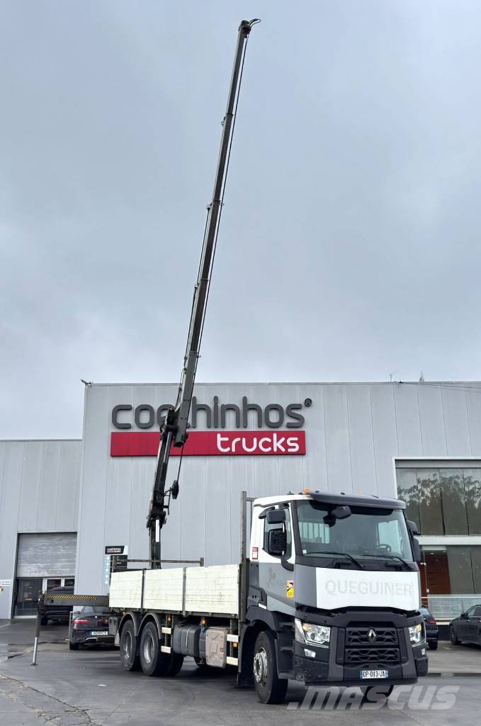 Renault C 380 + Hiab 188 X-Hiduo Caminhões de mesa/dropside