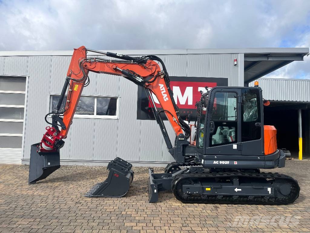Atlas AC90UF-2PB*2025*575H*Verstelausleger*Tiltrotator Midi bageri 7t – 12t