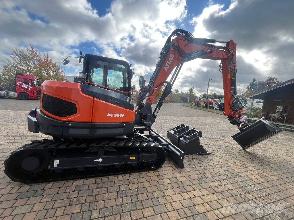 Atlas AC90UF-2PB*2025*575H*Verstelausleger*Tiltrotator Midi bageri 7t – 12t