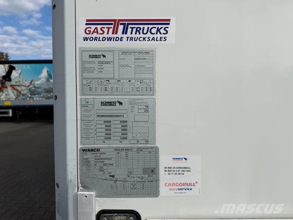 Schmitz Cargobull SKO 24/LZG - FP45 COOL Geisoleerde Opbouw / Laadkl Polprikolice zabojniki