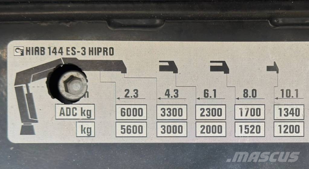 Volvo FM 330  + Hiab 144 ES-3 Caminhões basculantes