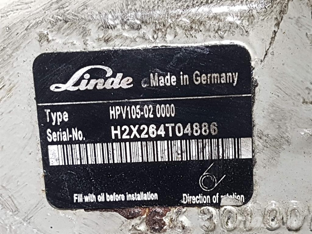 Linde HPV105-02-Drive pump/Fahrpumpe/Rijpomp Hidraulikos įrenginiai
