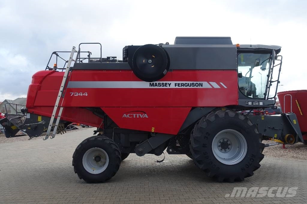 Massey Ferguson 7344 Activa + heder 5,5m Kombajny zbożowe