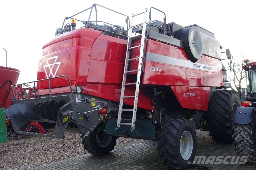 Massey Ferguson 7344 Activa + heder 5,5m Kombajny zbożowe