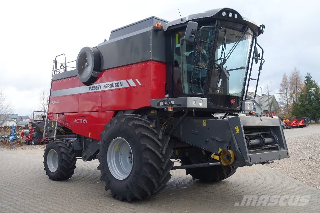 Massey Ferguson 7344 Activa + heder 5,5m Kombajny zbożowe