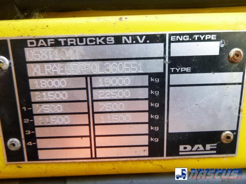 DAF LF 55.220 4x2 RHD gritter / snow plough Pistenraupen