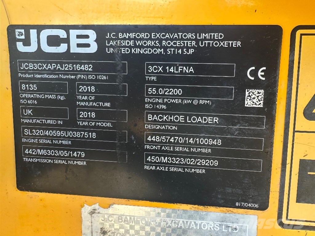 JCB 3 CX T Kazıcı yükleyiciler - beko loder