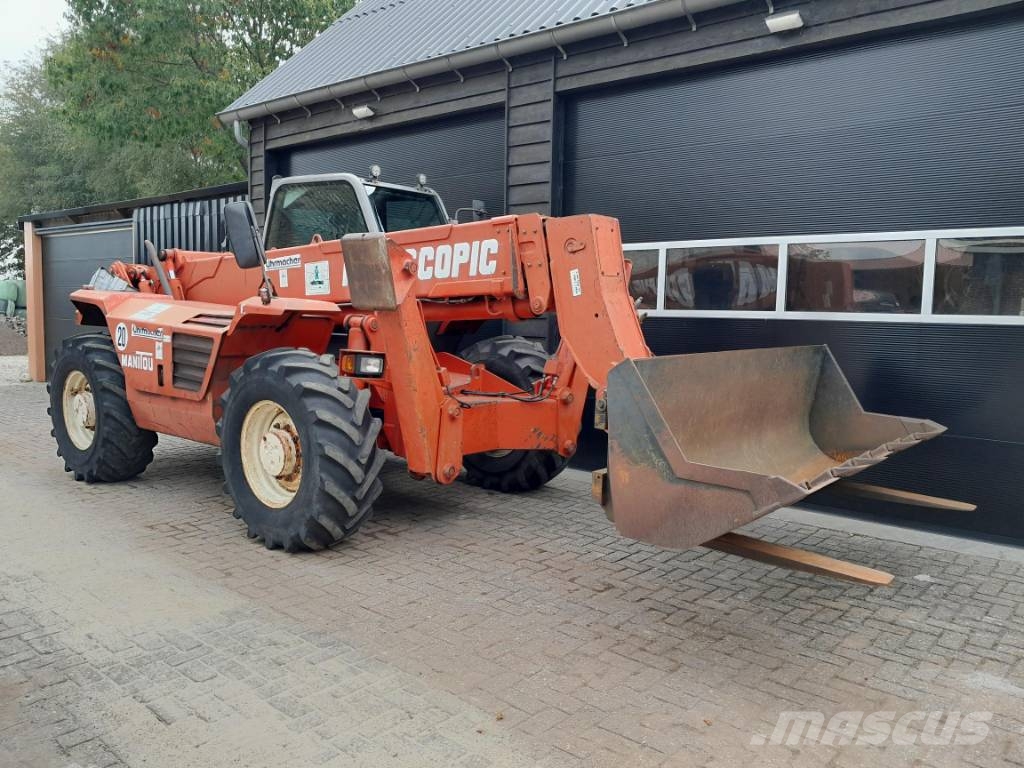 Manitou MT 1337 SL T verreiker met bak en vorken Teleskopski viličarji