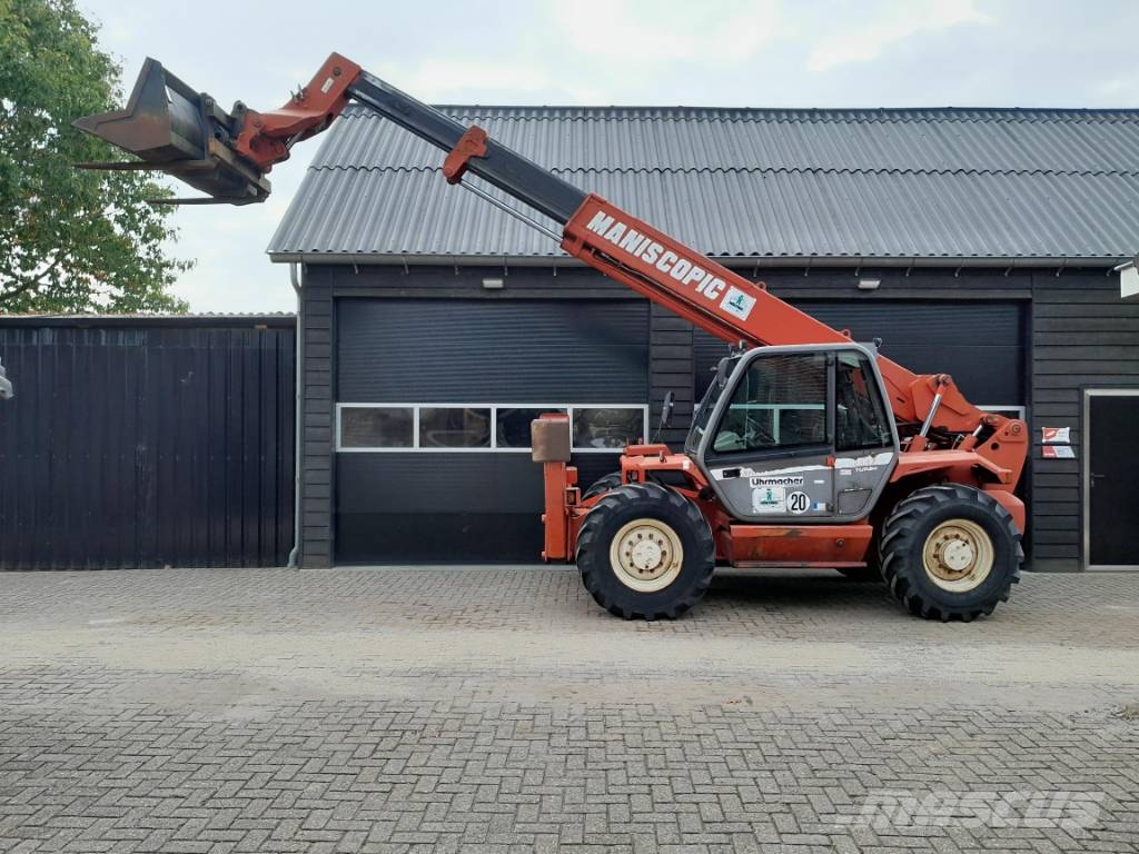Manitou MT 1337 SL T verreiker met bak en vorken Teleskopski viličarji