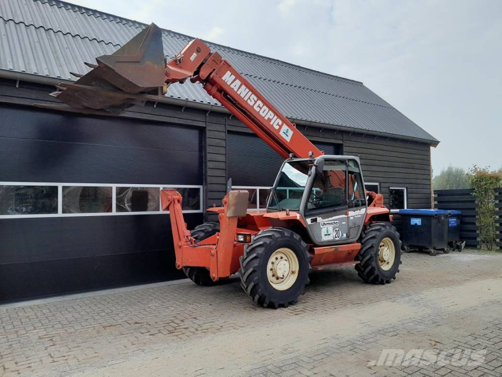 Manitou MT 1337 SL T verreiker met bak en vorken Teleskopski viličarji