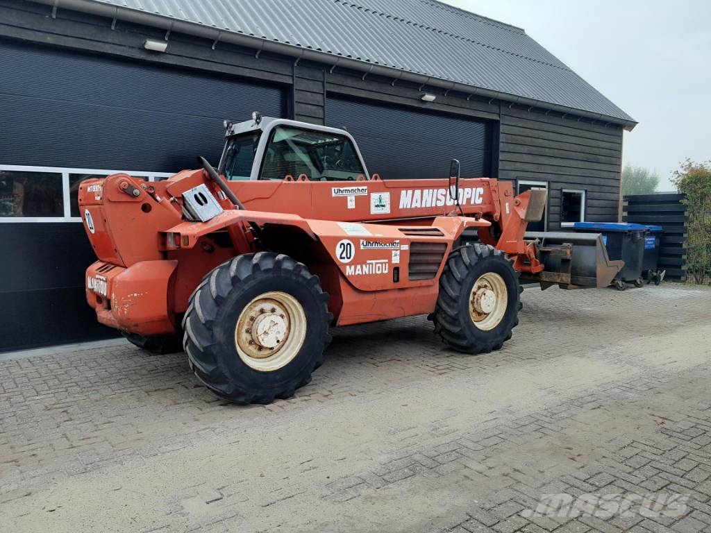 Manitou MT 1337 SL T verreiker met bak en vorken Teleskopski viličarji