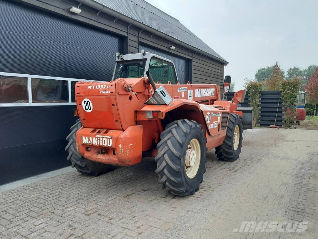 Manitou MT 1337 SL T verreiker met bak en vorken Teleskopski viličarji