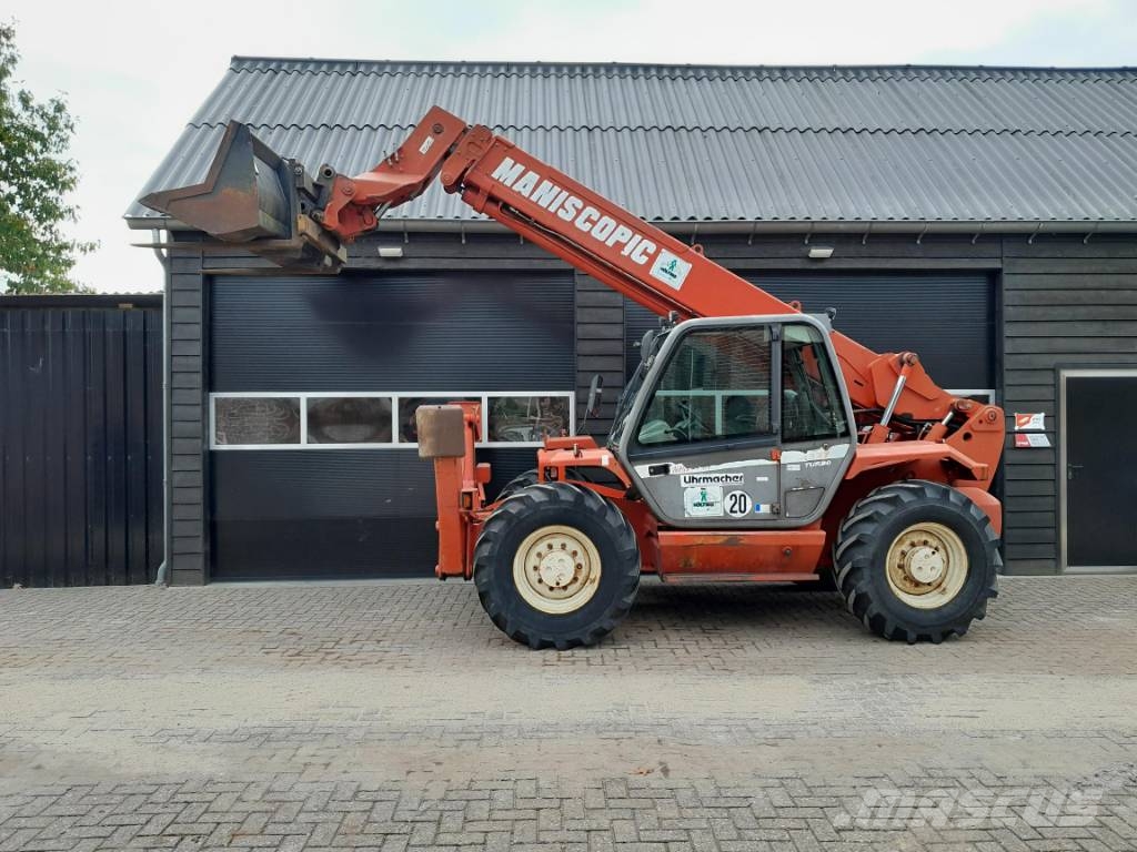 Manitou MT 1337 SL T verreiker met bak en vorken Teleskopski viličarji