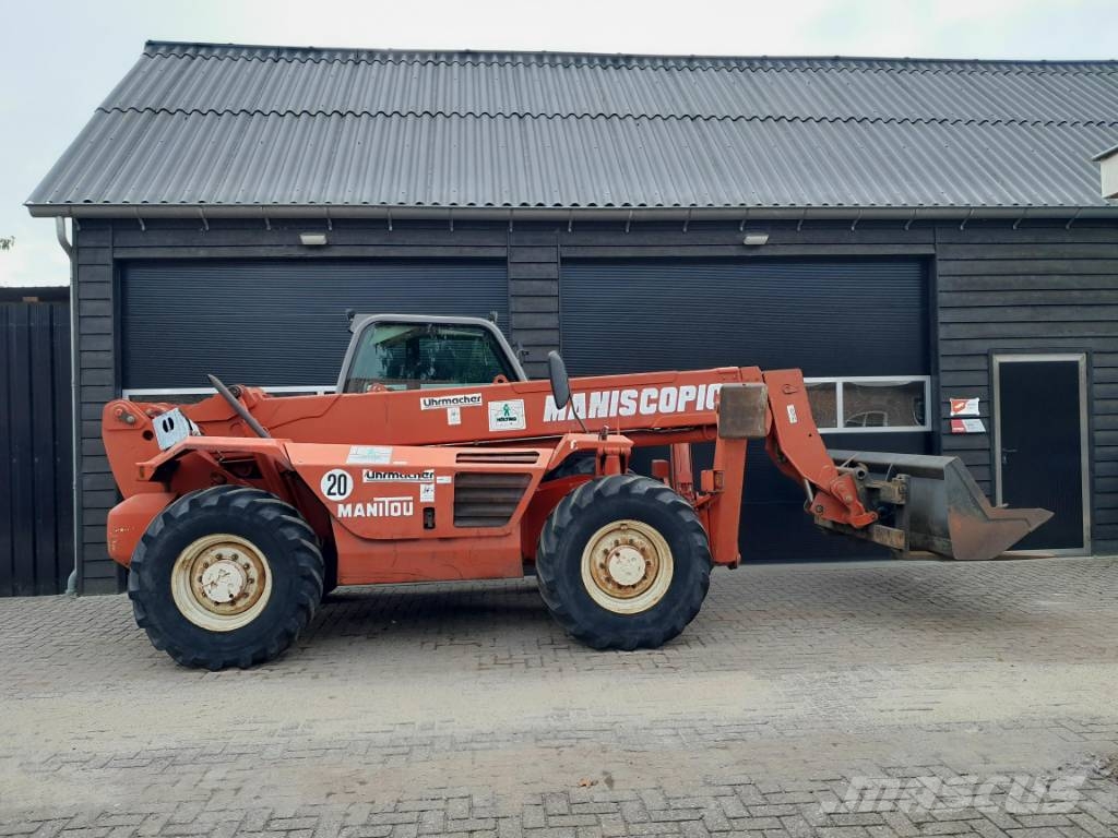 Manitou MT 1337 SL T verreiker met bak en vorken Teleskopski viličarji