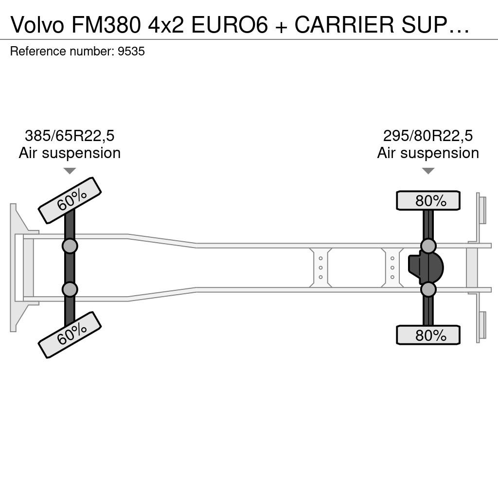 Volvo FM380 4x2 EURO6 + CARRIER SUPRA 850 Camiones con temperatura controlada