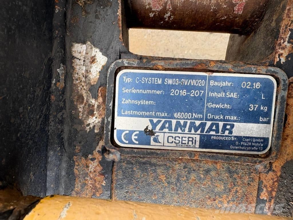 Yanmar Vio 20-4 with tilt bucket Mini bageri <7t