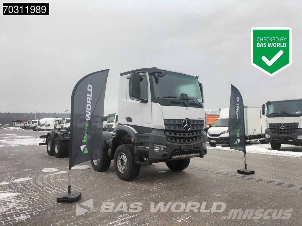 Mercedes-Benz Arocs 4451 Arocs 8X4 NEW chassis! Steel suspension Шасі з кабіною