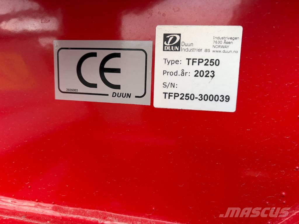 Duun TFP 250 Fresadoras quitanieve