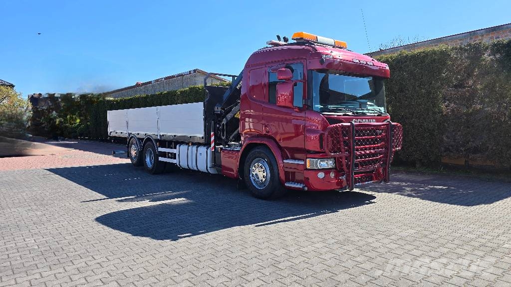 Scania P410 6x2 euro6 + Palfinger PK 19001 크레인 트럭