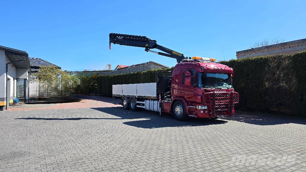 Scania P410 6x2 euro6 + Palfinger PK 19001 크레인 트럭