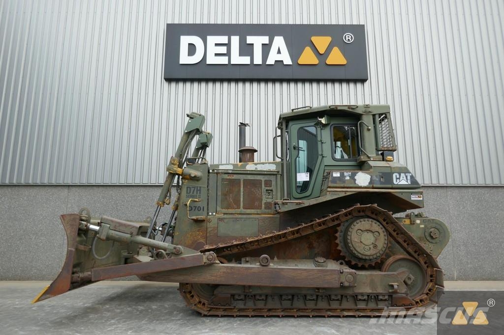 CAT D7H II Ex-army Bulldozer på larvebånd