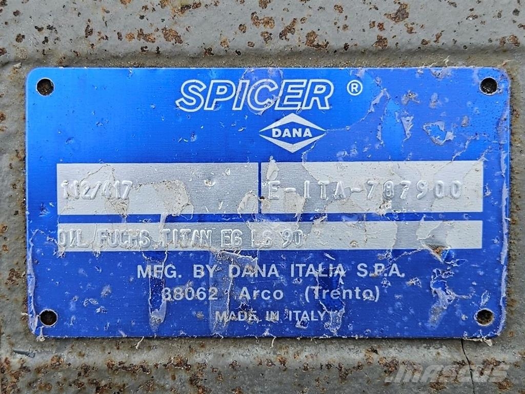 Atlas Weycor AR580-Spicer Dana 112/417-Axle/Achse/As Akselit