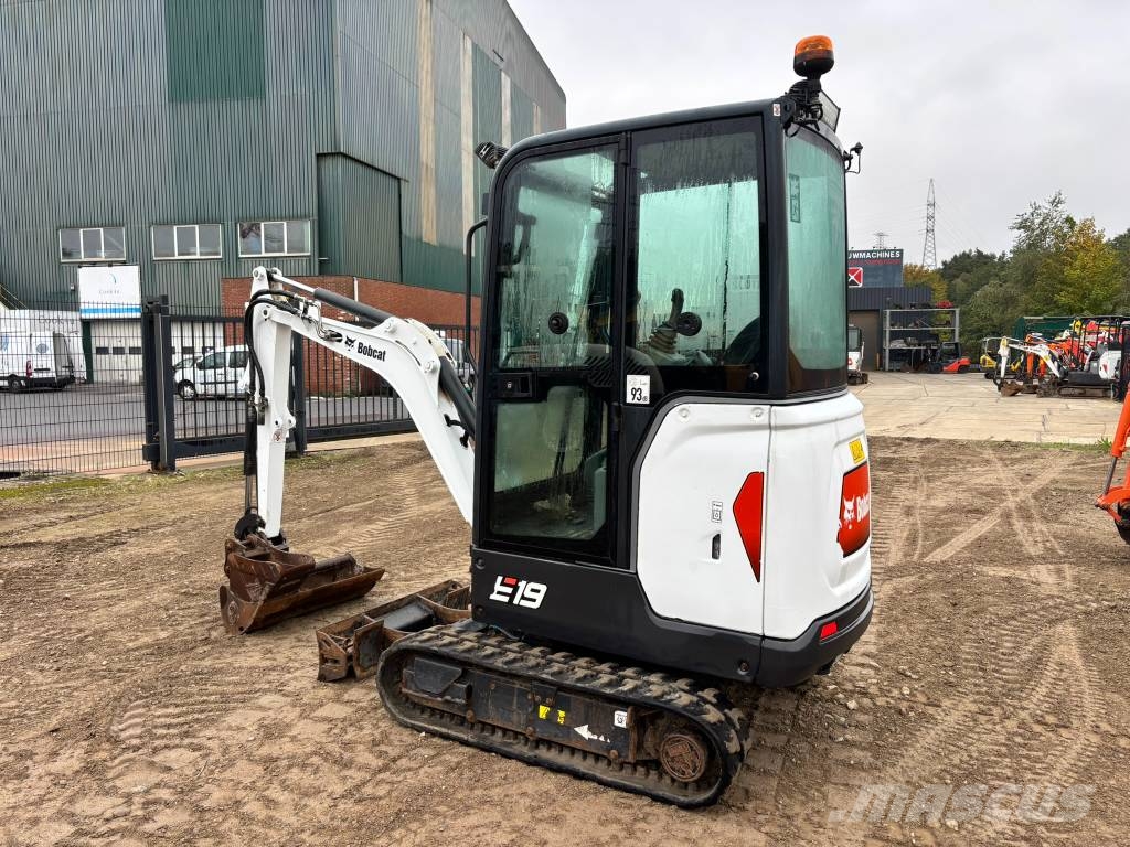 Bobcat E19 Mini ekskavatörler, 7 tona dek