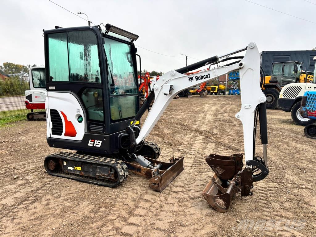 Bobcat E19 Mini ekskavatörler, 7 tona dek