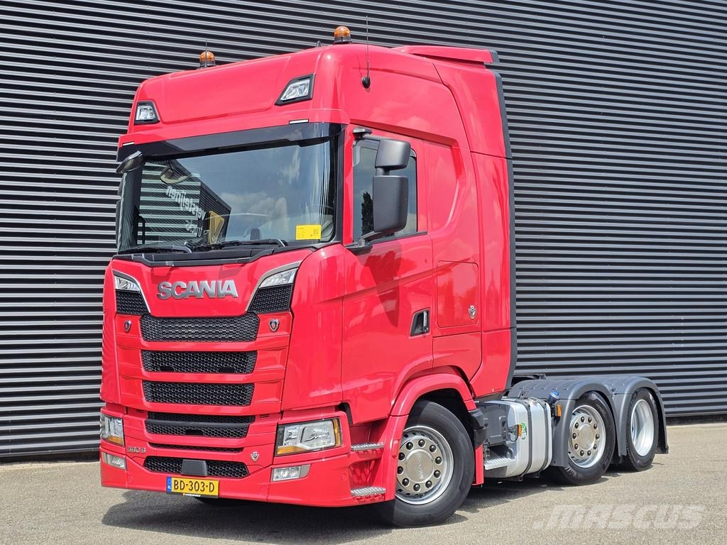 Scania S580 V8 / 6x2/4 / MEGA / LOWDECK / 103 cm شاحنات ذات هيكل صندوقي