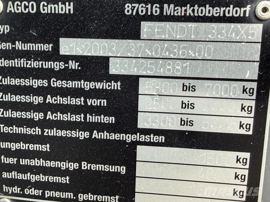 Fendt 211 Vario 211 Vario Tractors