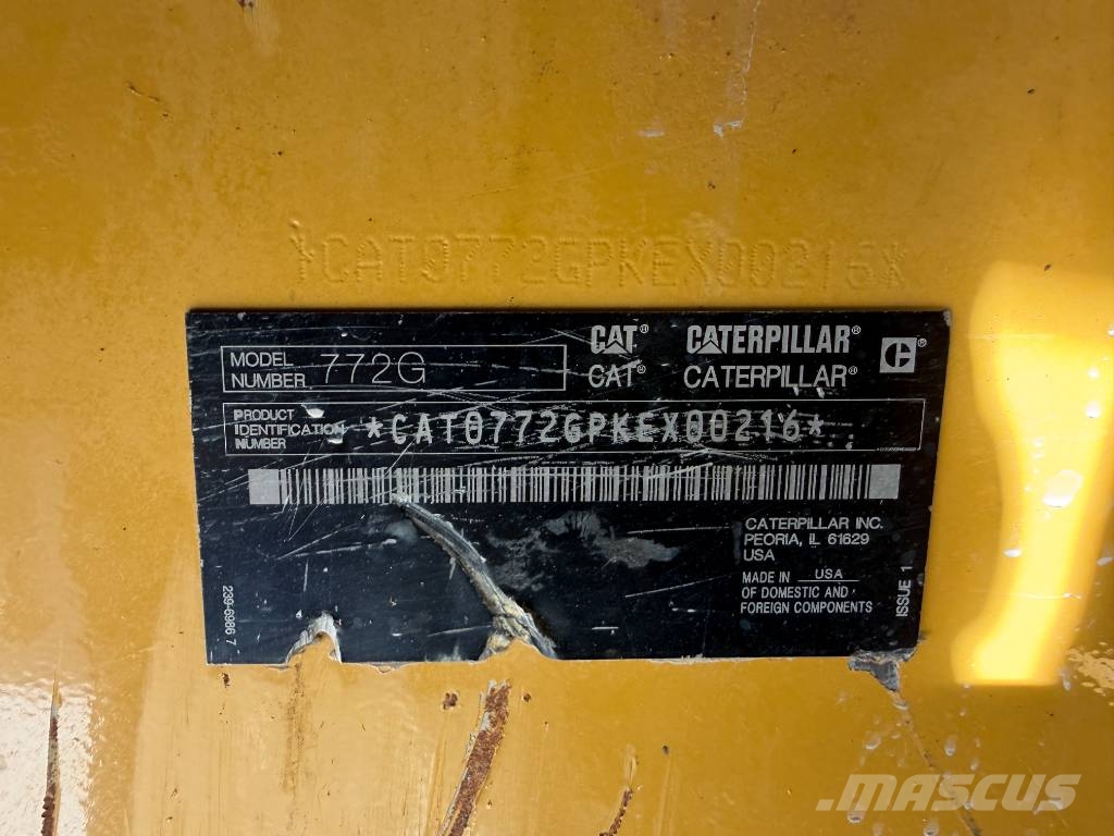 CAT 772G - Excellent condition Dúmpers rígidos