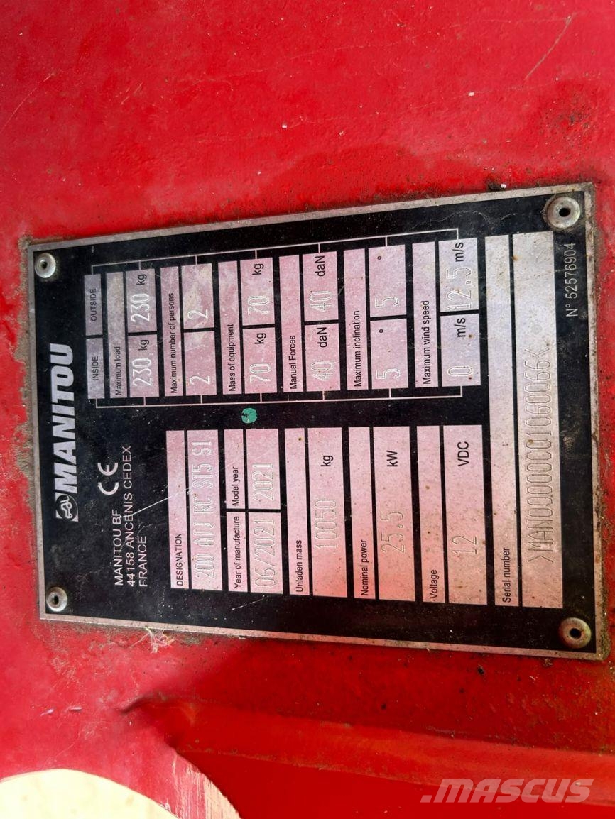 Manitou 200 ATJ RC ST5 (5612) Zglobne podizne platforme