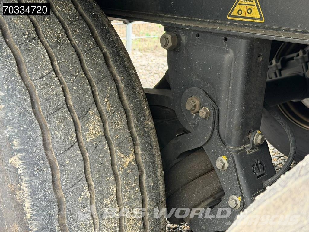 Krone SD 3 axles 2xLiftachse Palettenkasten Semirremolques con caja de lona