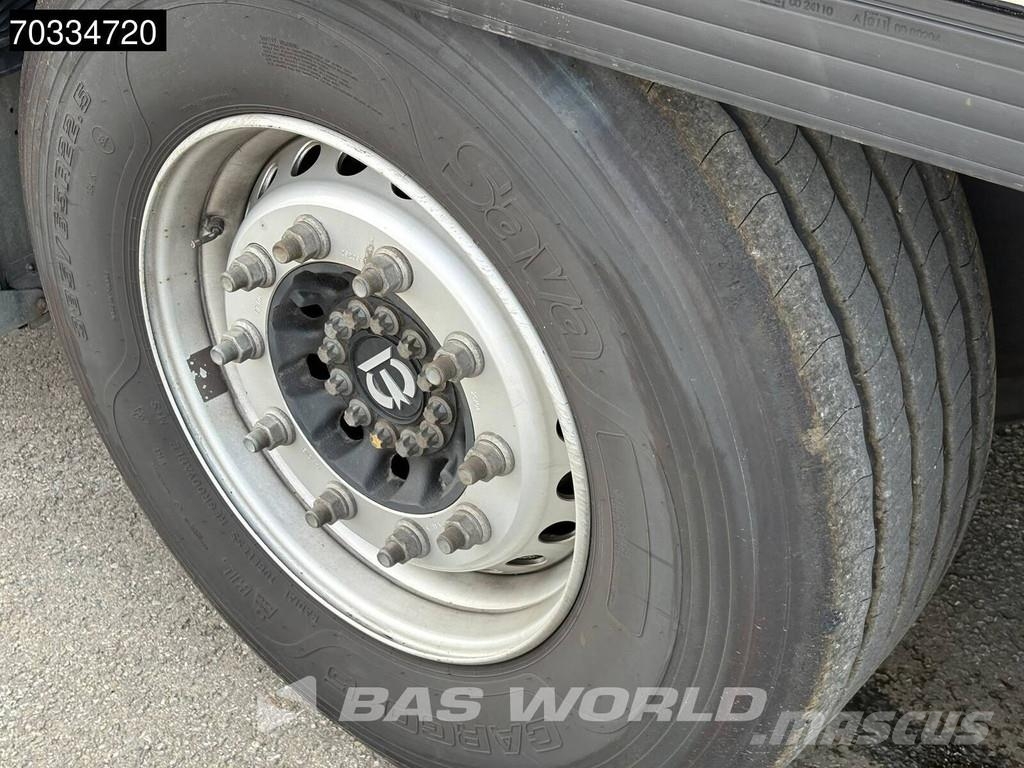 Krone SD 3 axles 2xLiftachse Palettenkasten Semirremolques con caja de lona