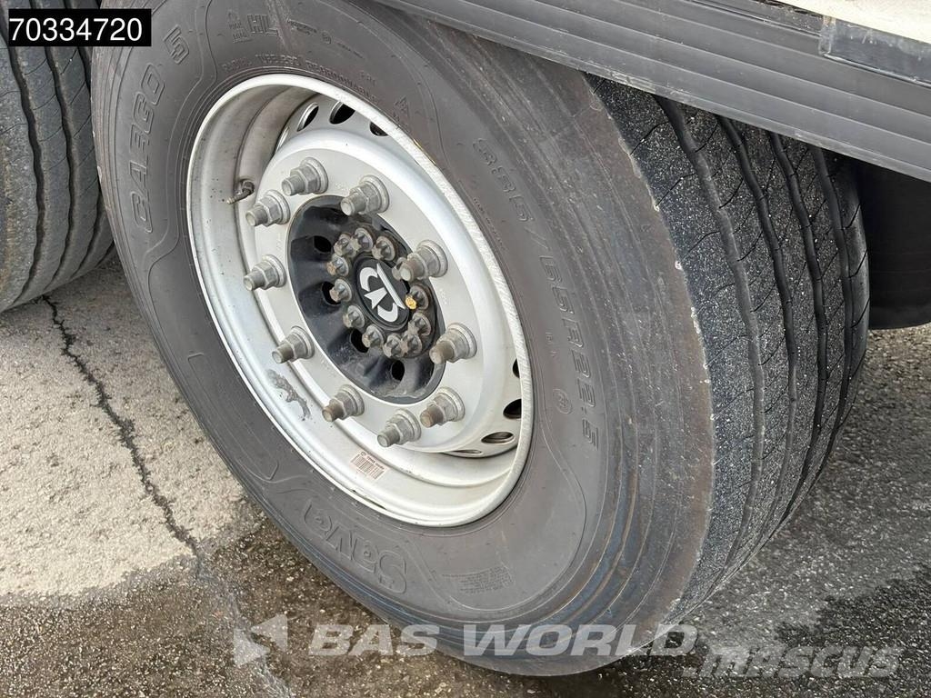Krone SD 3 axles 2xLiftachse Palettenkasten Semirremolques con caja de lona