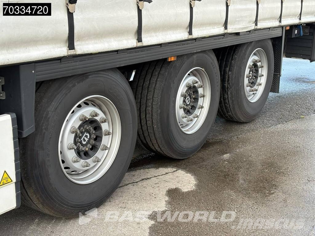 Krone SD 3 axles 2xLiftachse Palettenkasten Semirremolques con caja de lona