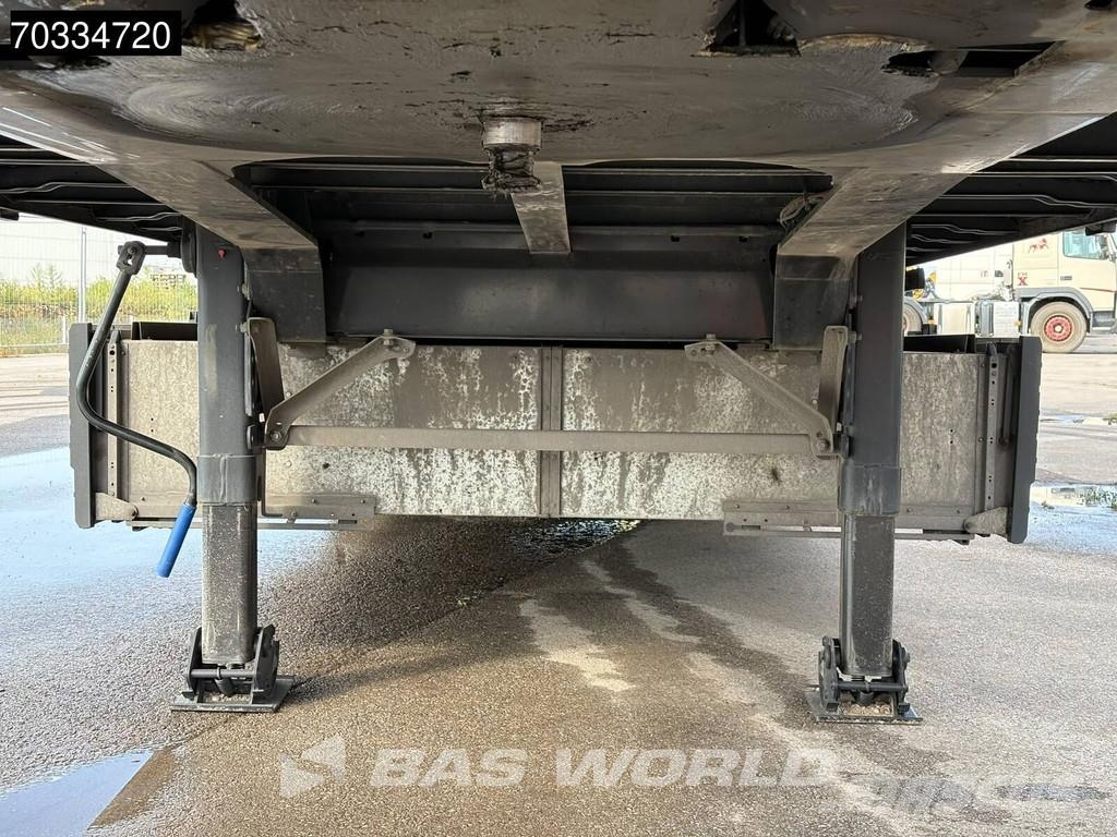 Krone SD 3 axles 2xLiftachse Palettenkasten Semirremolques con caja de lona