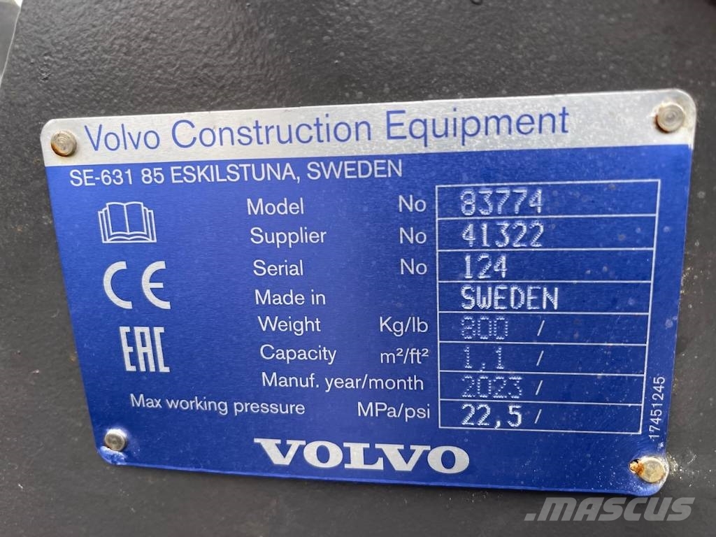 Volvo Houtklem / Wood Clamp Volvo / Lundberg connection Haaratsid (greiferid)