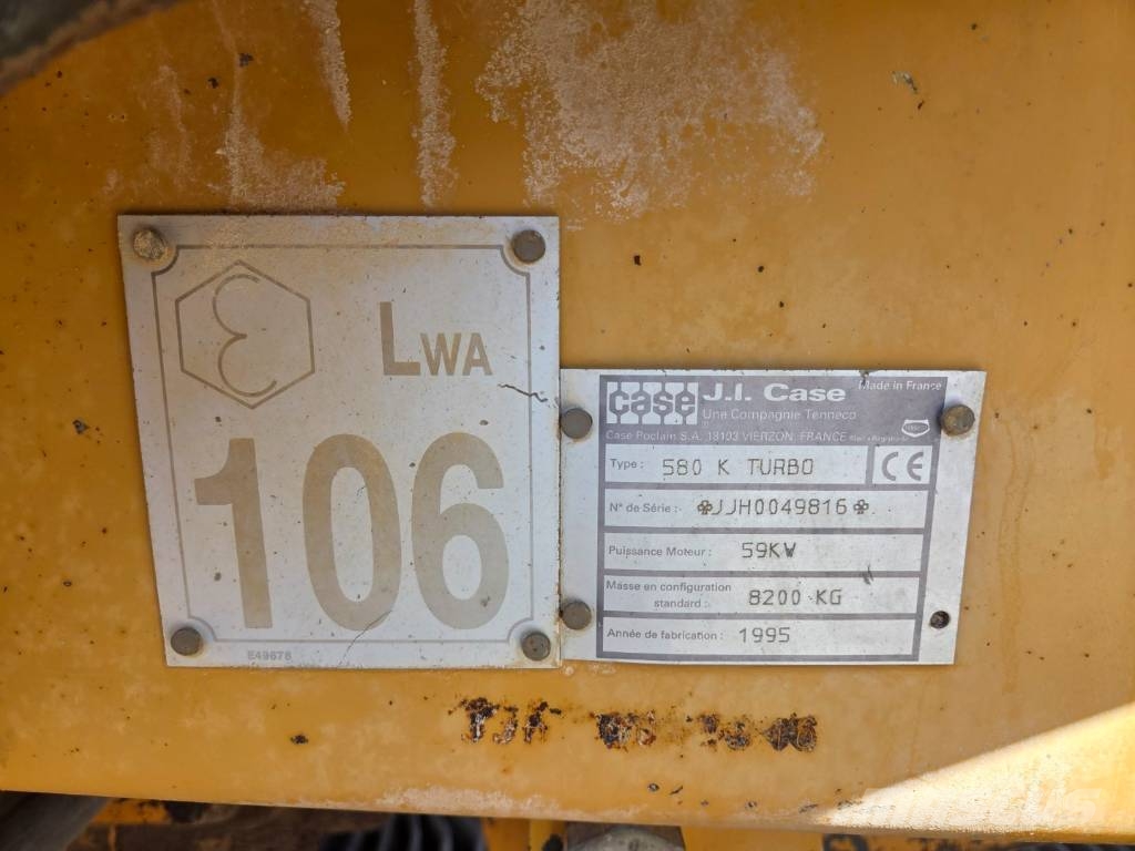 CASE 580 SK Backhoe