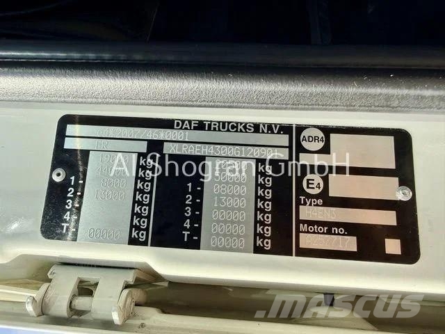 DAF XF 460 Super Space/Retarder/Eu6/Edscha/Bordwand/LB Kamioni sa ciradom
