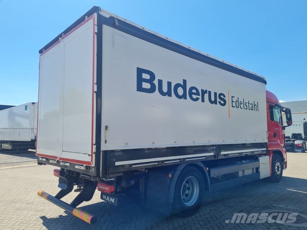 MAN TGS 18.360 / 6.1m Ciężarówki firanki