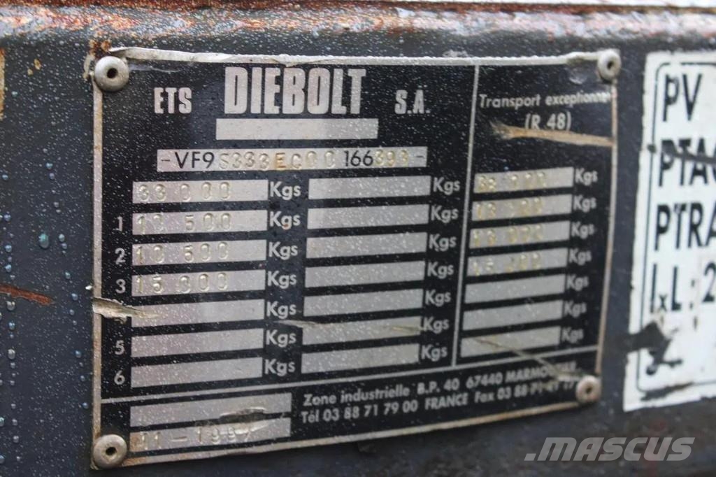 Diebolt 2 AXEL BPW wood Holztransportauflieger