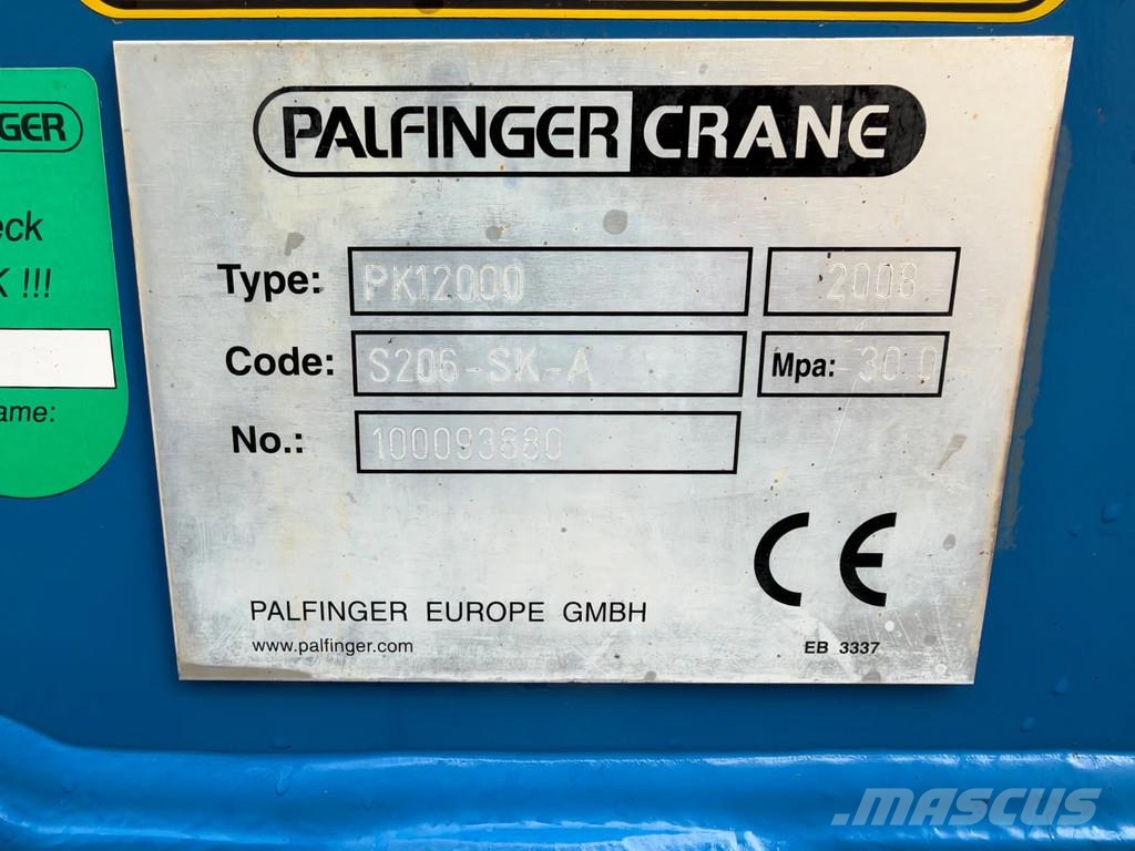 Palfinger PK12000 C Crane / Kraan / Autolaadkraan / Ladekran Lastbilmonterede kraner